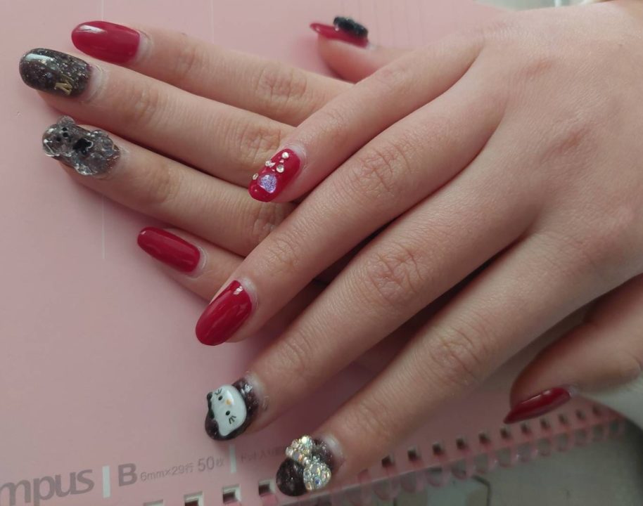 キティーちゃんネイル