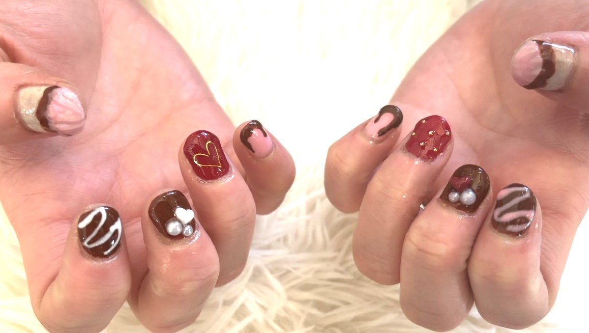 チョコネイルデザイン