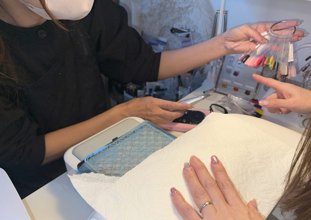 ネイルサンプルカラー