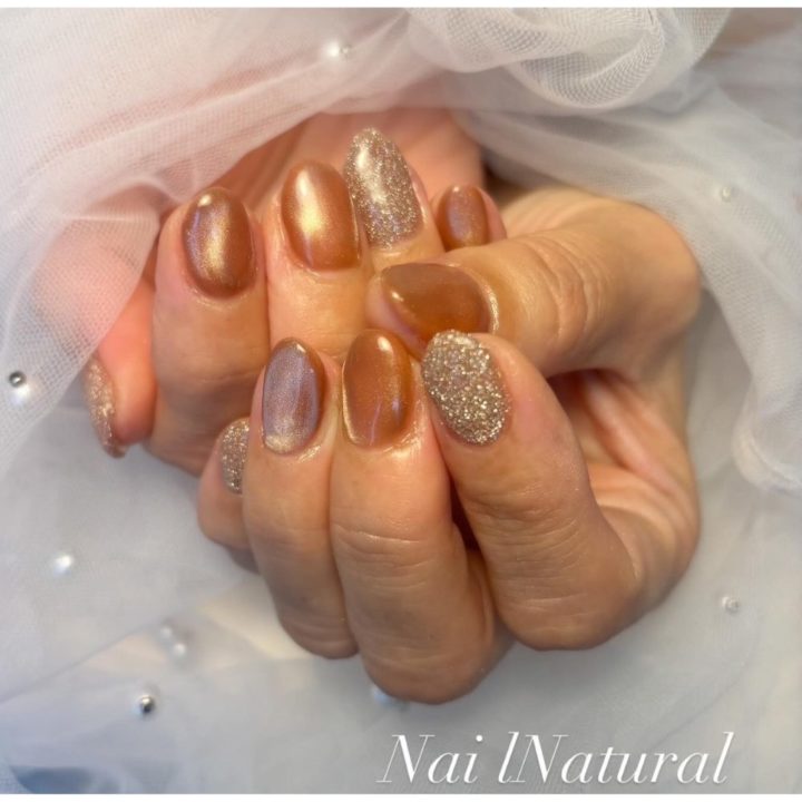 ブラウンベージュ×ブラウン系マグネット