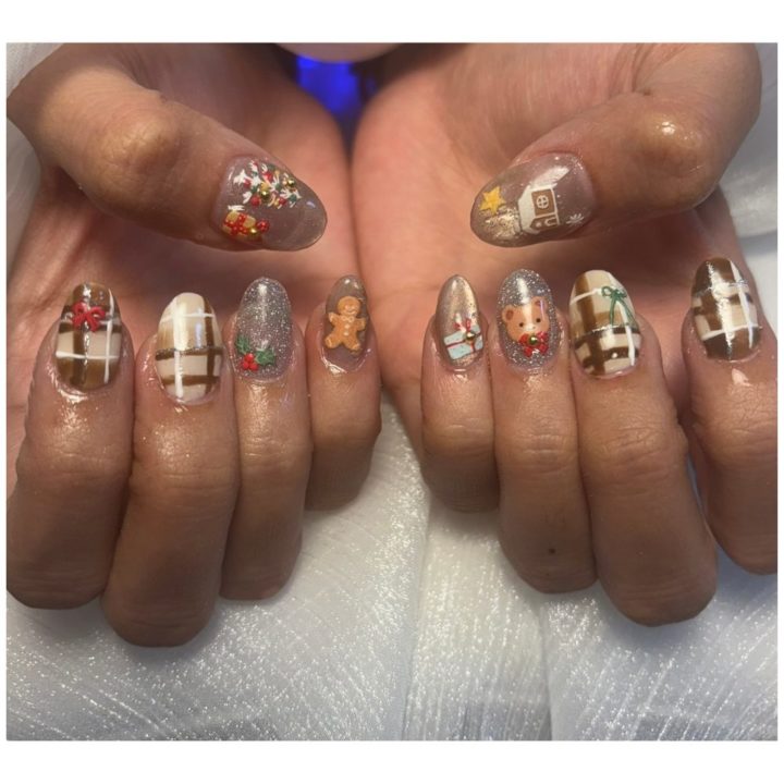 クリスマスネイル