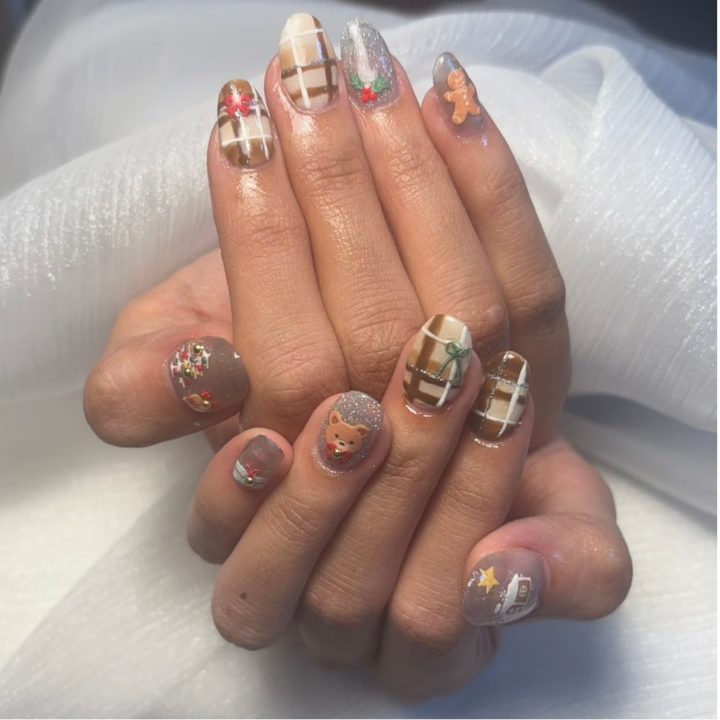クリスマスネイル